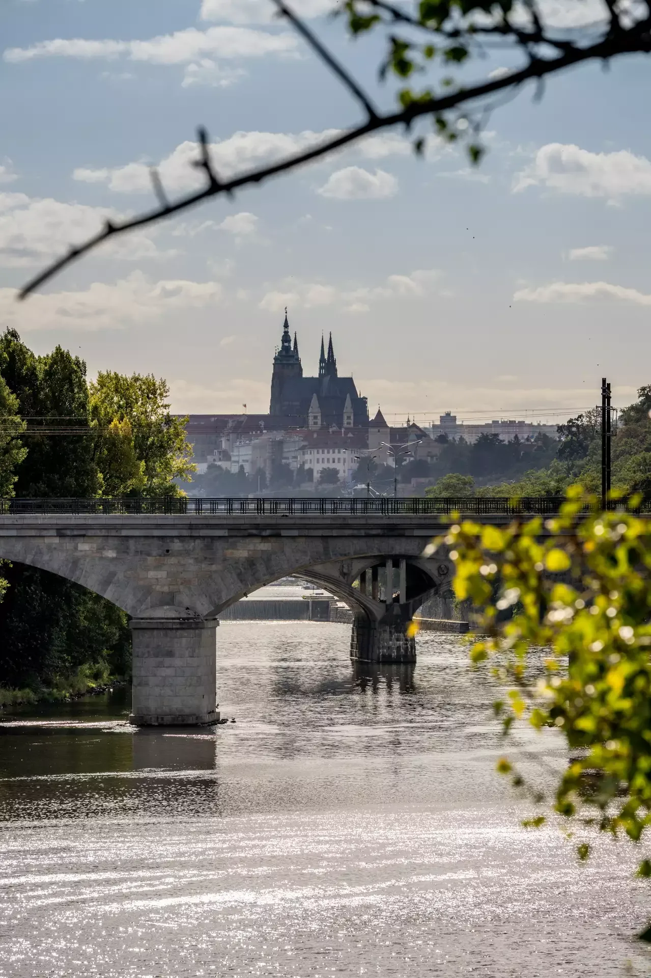 Výhled na Pražský hrad a další památky